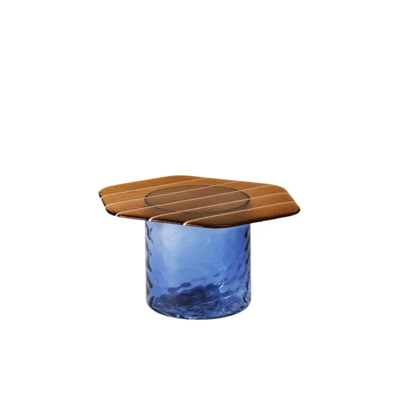Stolik kawowy Striche Low Arancione/Blu Miniforms Zniżka