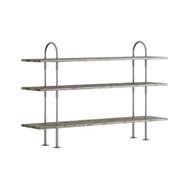 Regał modułowy Keen 62116 Satin Stainless Steel Oferta limitowana
