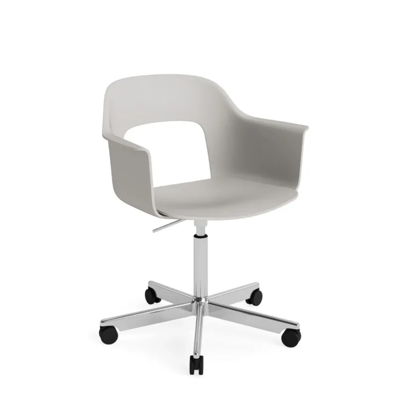 Bezpieczna płatność Fotel Layout Aluminium 5 Star Swivel Gas Lift Wheel Base HAY