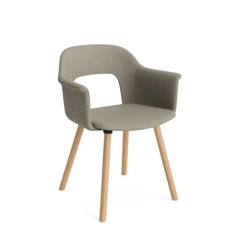Fotel Layout Solid Oak 4 Leg Base HAY Obniżka ceny