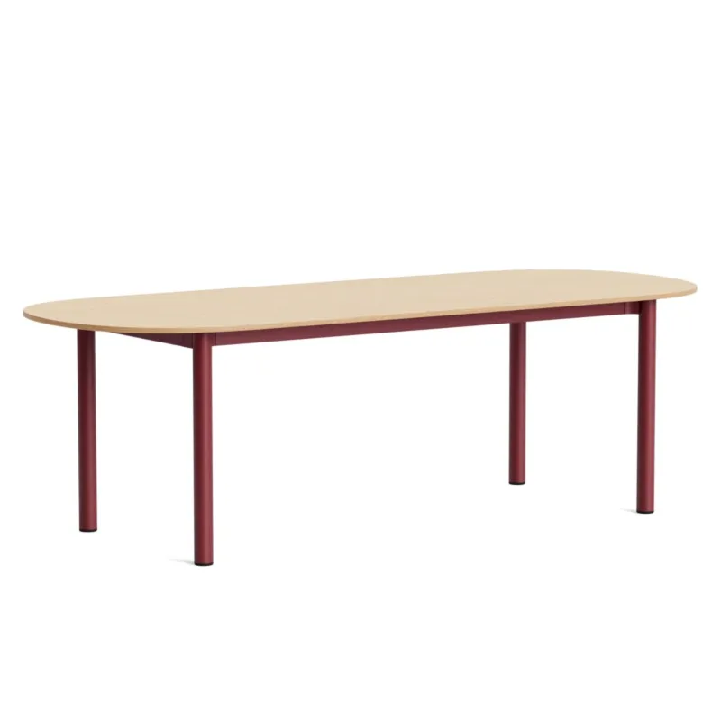 Łatwy zwrot Stół Annex Oblong 240cm Barn Red/Dąb HAY