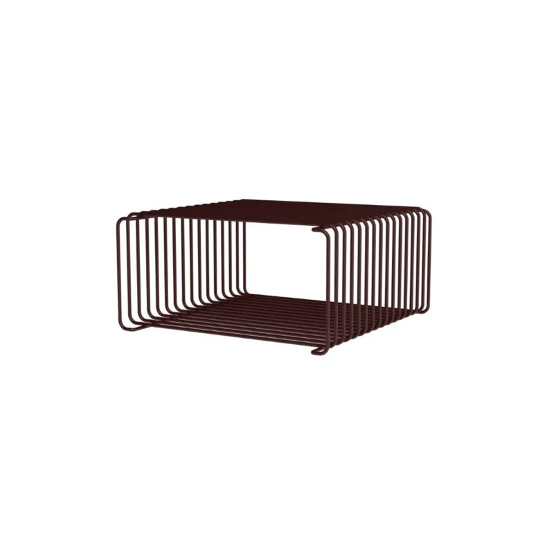 Łatwy zwrot Panton Wire Single Half Hight D 34,8cm Black Red