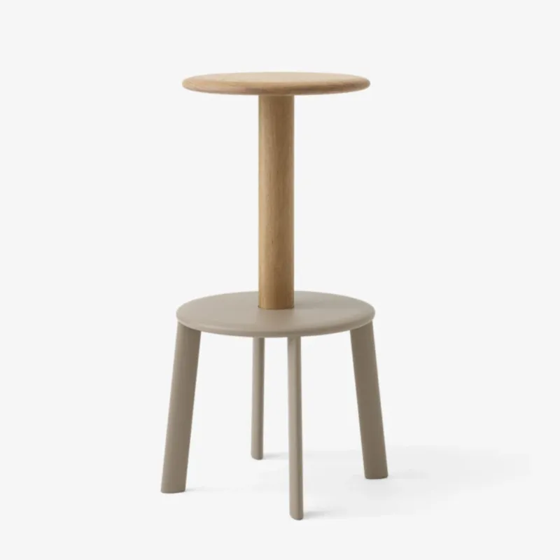 Bezpieczna płatność Stołek barowy Massif AV40 Oak/Grey Beige &Tradition