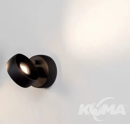 Kinkiet led 12,3W 4000K ściemnialny czarny Szybka wysyłka