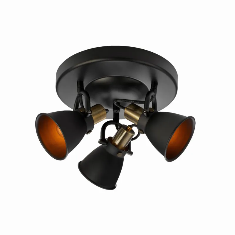 Bezpieczne zakupy Lampa wisząca Alton 107854 Markslojd 3xE14 40W Metal Czarny