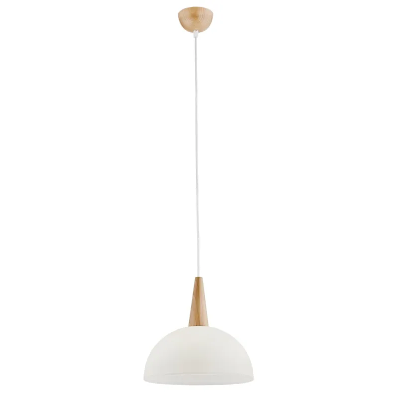 Lampa wisząca Anja 9648 Alfa 1xE27 LED Drewno Jasne Drewno Wybór klientów