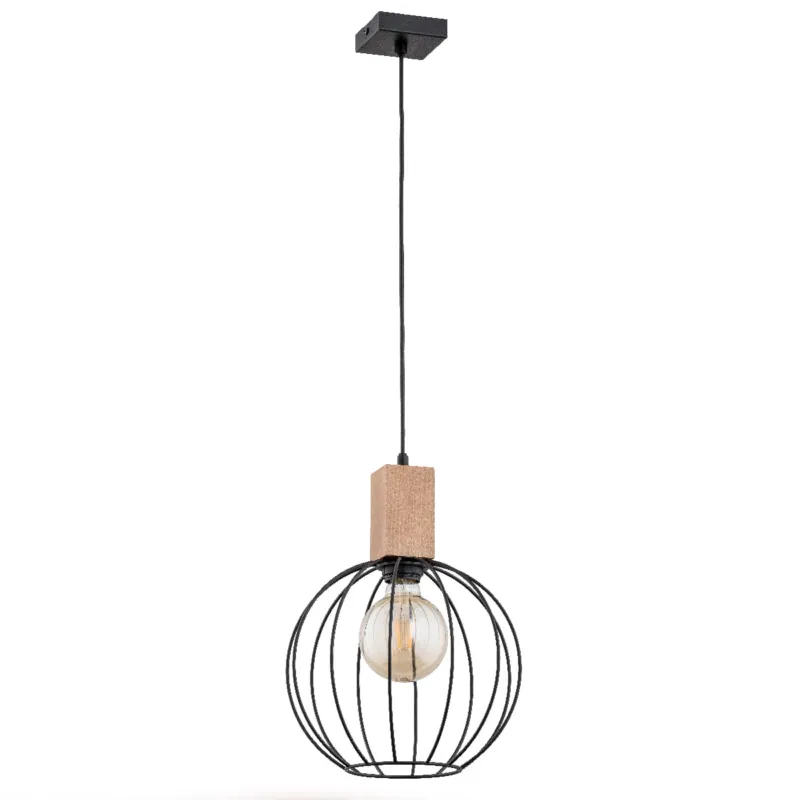 Lampa wisząca Arizan 27801 Alfa 1xE27 LED Drewno/Tworzywo Brązowy Bestseller
