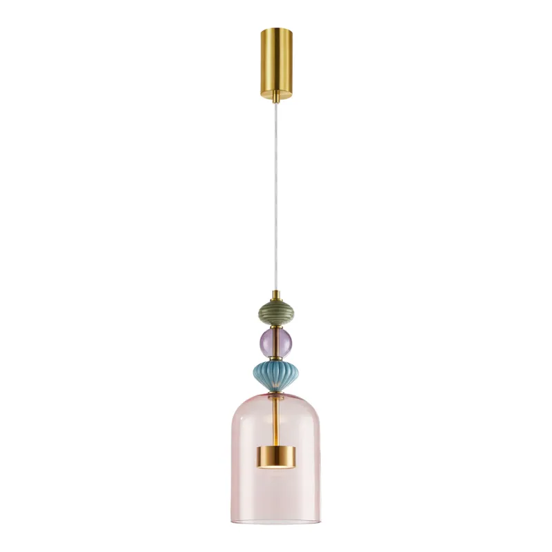 Wyprzedaż Lampa wisząca ARTE ML0357 Milagro 12W LED Metal + Szkło Multikolor