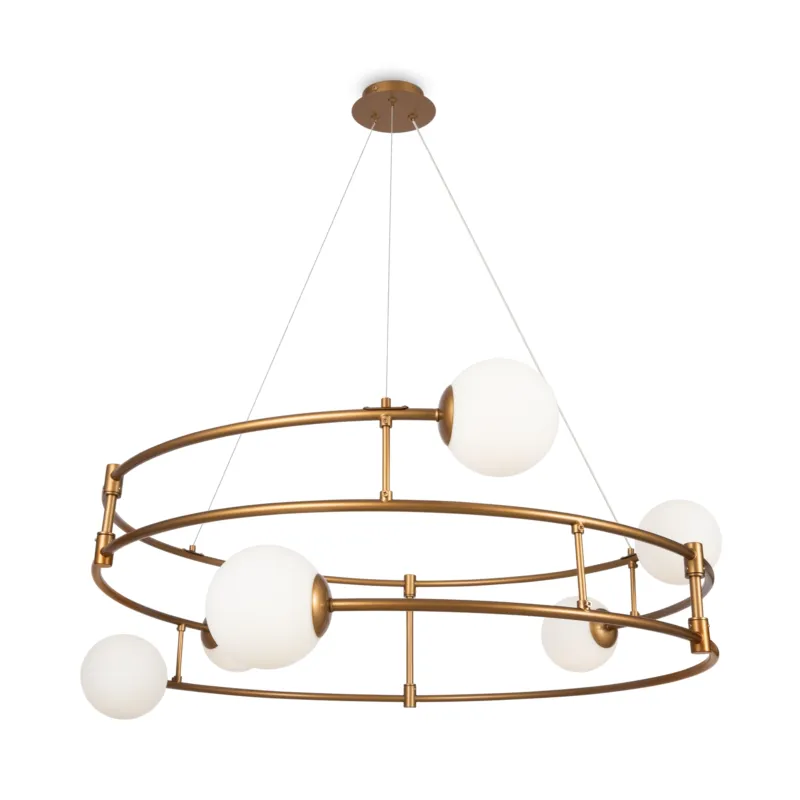 Oferta Lampa wisząca Balance MOD317PL-06G Maytoni G9x40W Metal/Szkło Złoto/Biały