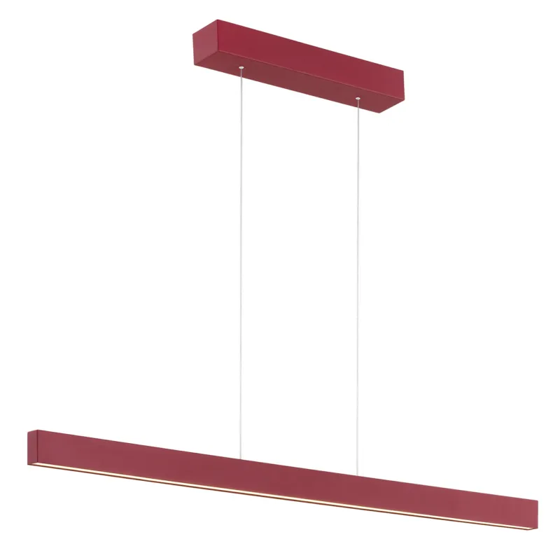 Lampa Wisząca Balans 8304 Argon 1xLED 35W Stal Lakierowana, Czerwony Wyjątkowa oferta