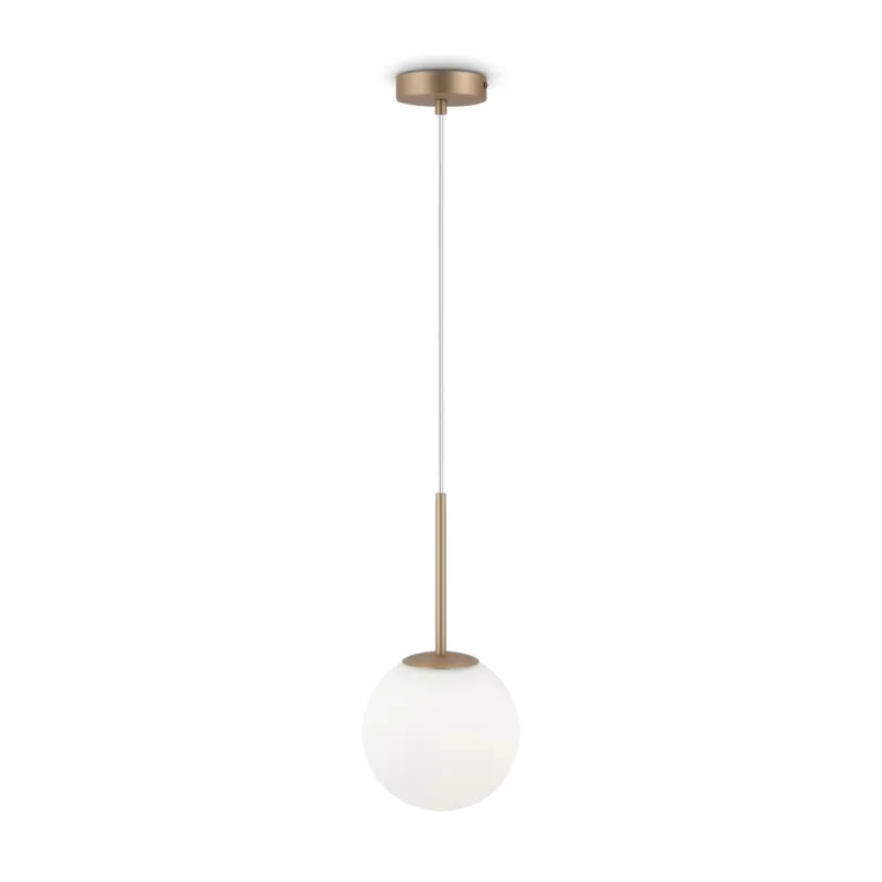 Zamów dziś Lampa wisząca Basic form MOD321PL-01G2 Maytoni E14x40W Metal/Szkło Złoto/Biały