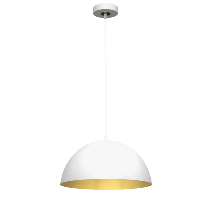 Nie przegap Lampa wisząca BETA MLP7897 Milagro 1xE27 Metal Biel / Złoty