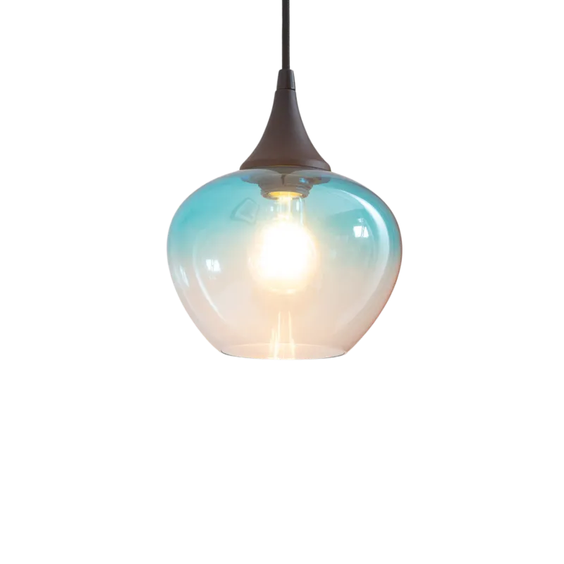 Lampa wisząca BlueSky ABR-BSE27 Abruzzo 1xE27 40W Szkło Czarny Oferta czasowa