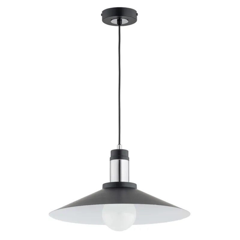 Lampa wisząca Bolero 61279 Alfa 1xE27 LED Metal Czarny - Chrom Wyprzedaż
