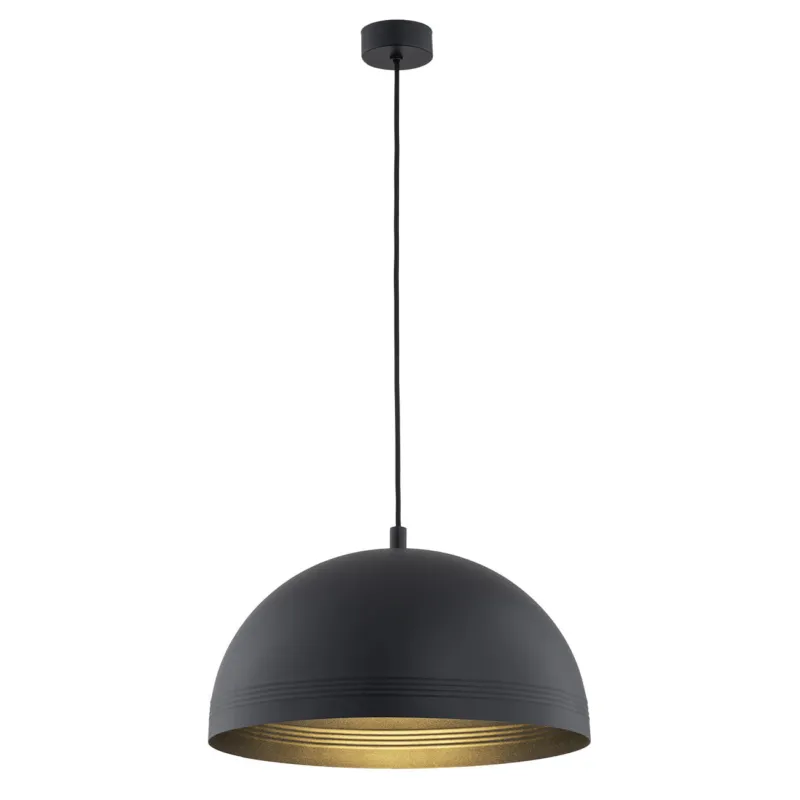 Kup teraz Lampa Wisząca Bonita 8242 Argon 1xE27 15W Stal Lakierowana, Czarny/ Złoty Środek