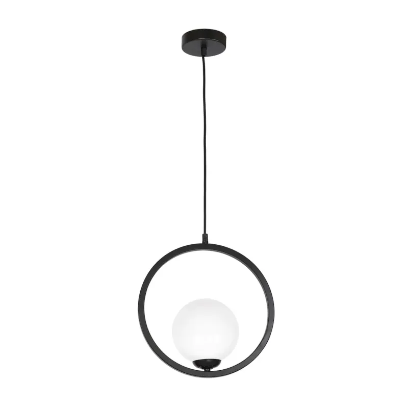 Wysoka jakość Lampa wisząca BOSTON MLP5593 Milagro 1xE14 40W Metal + Szkło Czarny