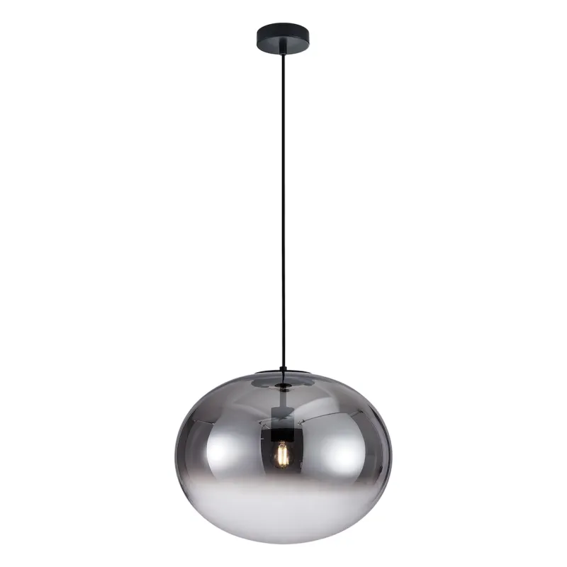 Zamów dziś Lampa wisząca CAMPANIA ML0341 Milagro 1xE27 max 60W LED Metal + Szkło Czarny