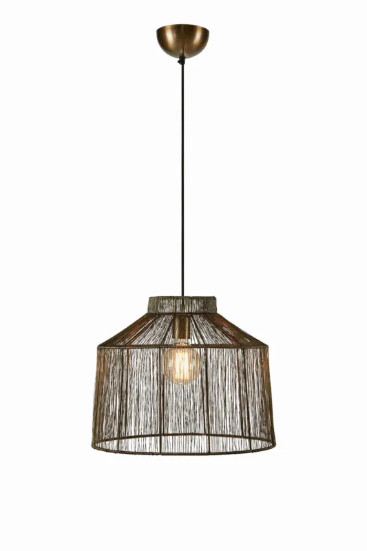 Lampa wisząca Capanna 108667 Markslojd 1xE27 40W Metal Czarny Nowy