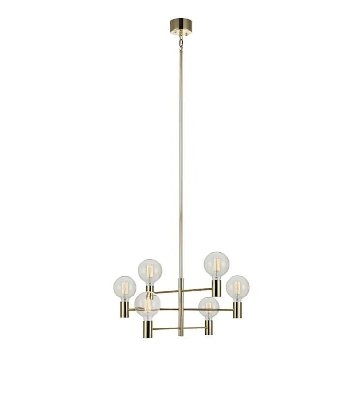 Lampa wisząca Capital 106418 Markslojd 6xE27 60W Metal Mosiądz Kup online