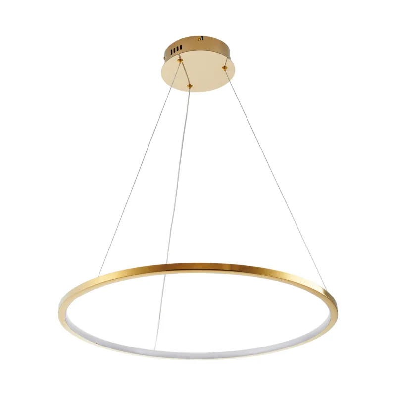 Zniżka Lampa wisząca Circle Slim ST-10112P-D600 Step into Design 1xLED 19W Stal Złoty