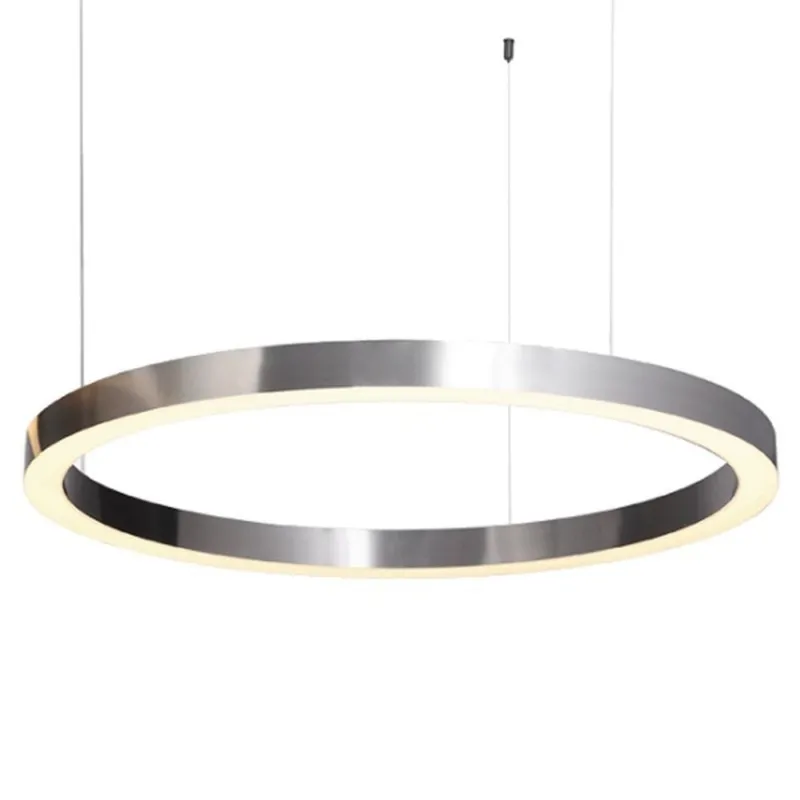 Zniżka Lampa wisząca Circle ST-8848-120 NICKEL Step into Design 2xLED 62W Stal/Akryl Nikiel Szczotkowany