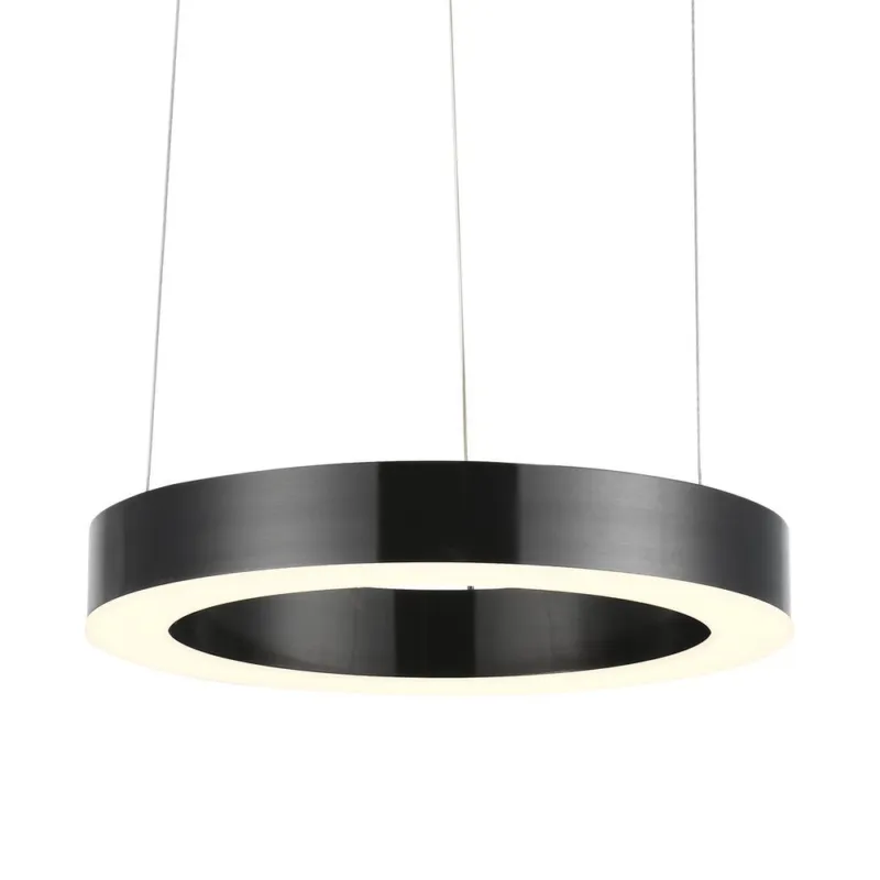 Zamów dziś Lampa wisząca Circle ST-8848-40 black Step into Design 2xLED 21W Stal/Akryl Tytanowy Szczotkowany