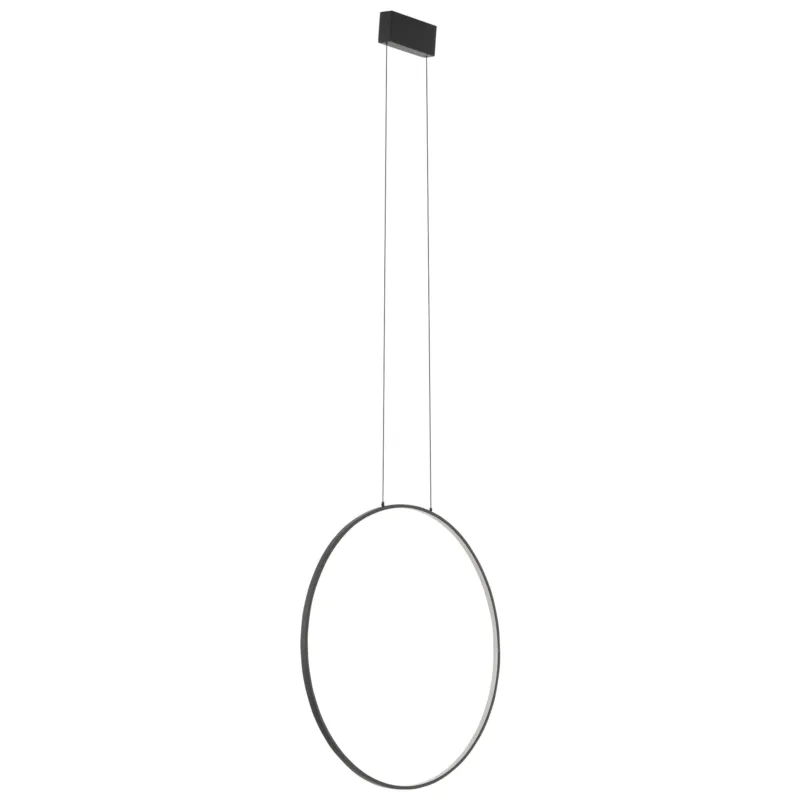 Bezpieczna płatność Lampa wisząca CIRCOLO LED M 10811 Nowodvorski LED 21W Aluminium lakierowane Czarny