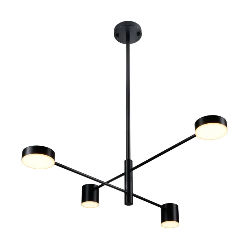 Sprawdź teraz Lampa wisząca Clex ST-8102P-4 Step into Design 6xLED 18W Metal Czarny Matowy