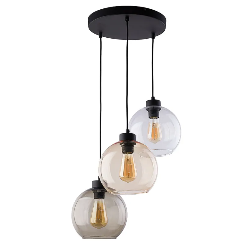 Lampa wisząca CUBUS 2831 TK Lighting 3xE27 Metal Czarny Nie przegap