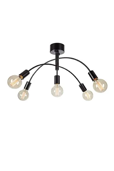 Lampa wisząca Cygnus 108284 Markslojd 5xE27 40W Metal Czarny Tylko dziś