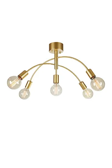 Szybka dostawa Lampa wisząca Cygnus 108285 Markslojd 5xE27 40W Metal Złoto