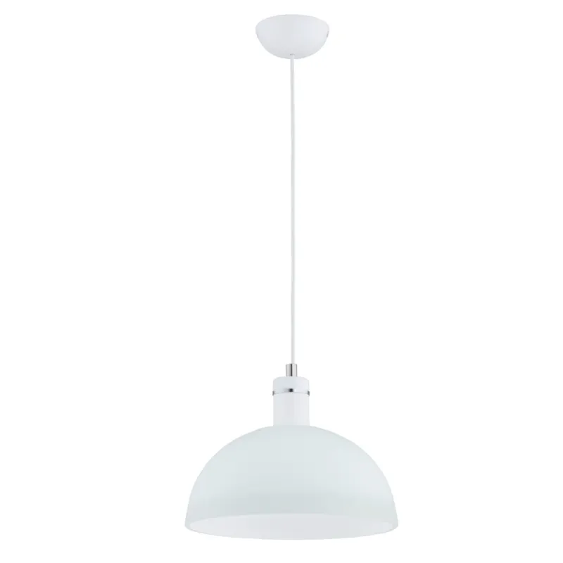 Lampa wisząca Dama 61345 Alfa 1xE27 LED Metal Biały Szybka dostawa