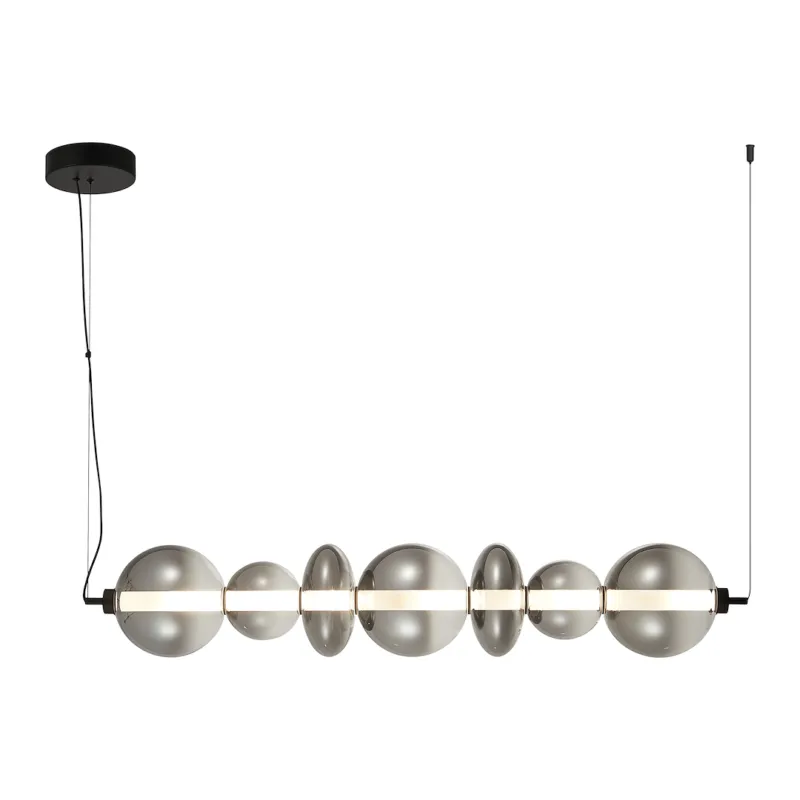 Kup online Lampa wisząca DAPHNE ML0348 Milagro 40W LED Metal + Szkło Czarny