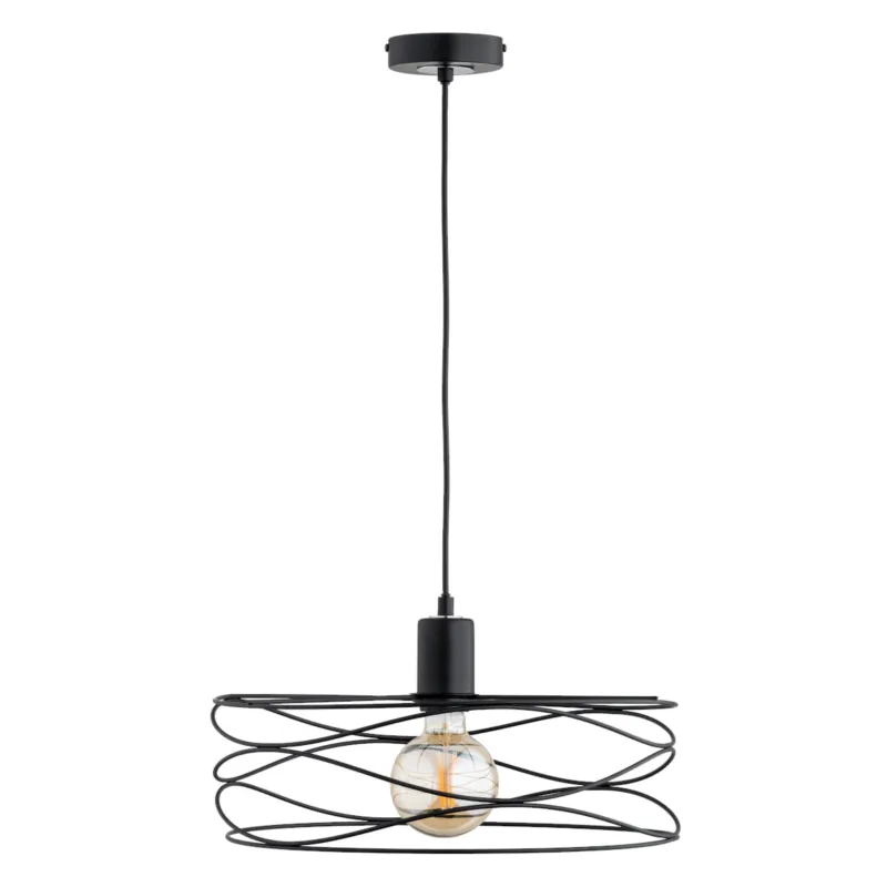 Szybka dostawa Lampa wisząca Diuk 61260 Alfa 1xE27 LED Metal Czarny