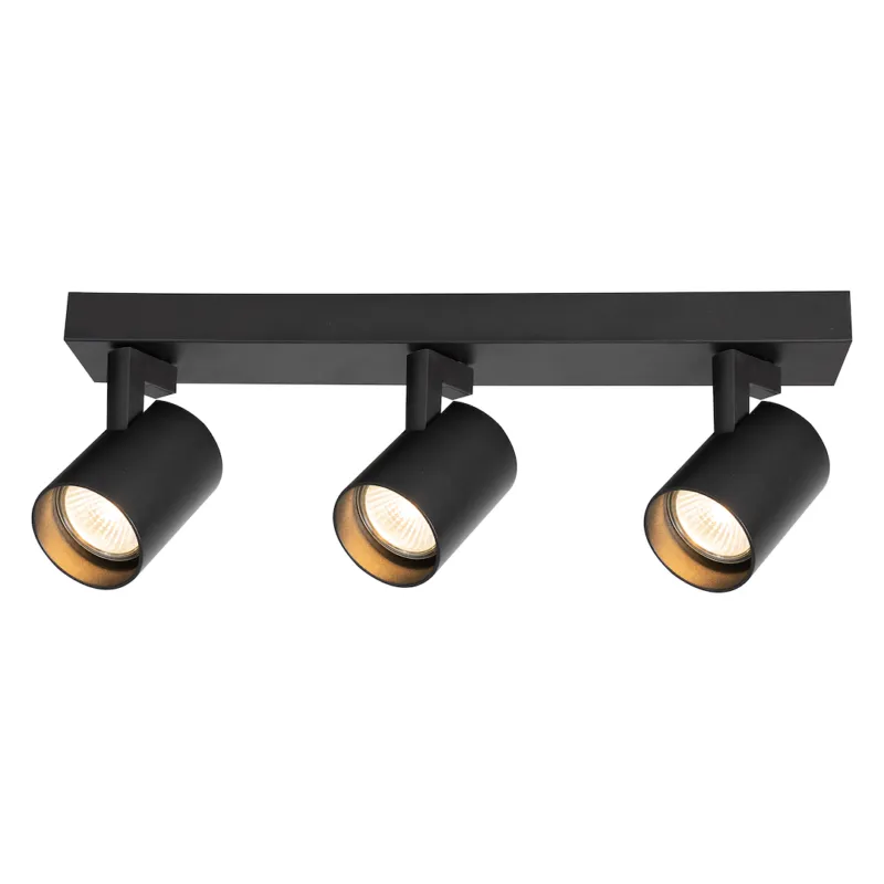 Zniżka Lampa sufitowa spot VOLF ML0681 Milagro 3xGU10 Aluminium Czarny