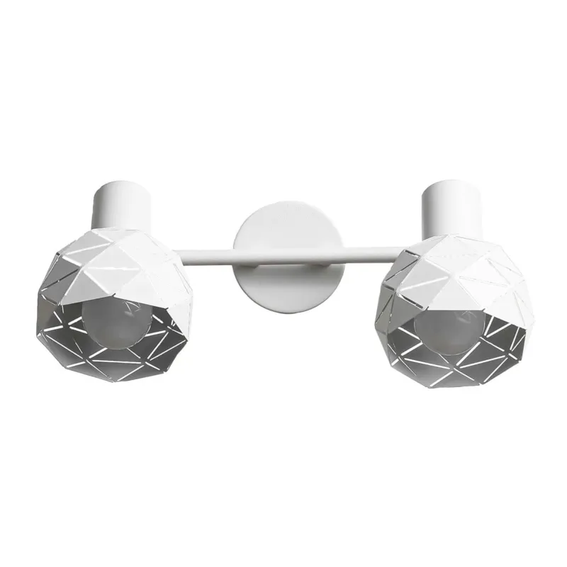Ekspresowa dostawa Lampa ścienna kinkiet Reus LP-8069/2WS WH Light Prestige 2x E14 Metal Biały/Biały
