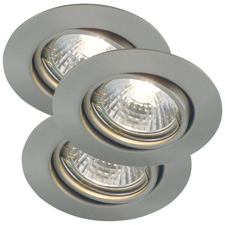 Oprawy podtynkowa TRITON 54540132 Nordlux 3xGU10 35W Metal Stal szczotkowana Nowość