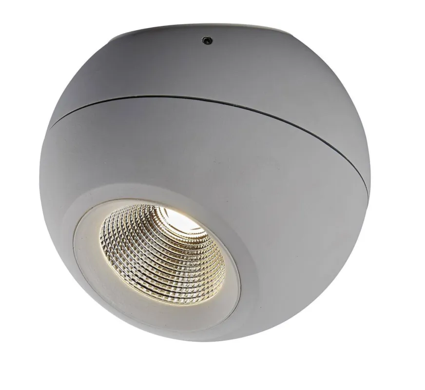 Darmowy zwrot Plafon LED Mistic Madball MSTC-05411170 Mistic Lighting LED wymienny 1x9W 882lm 3000K Aluminium Biały