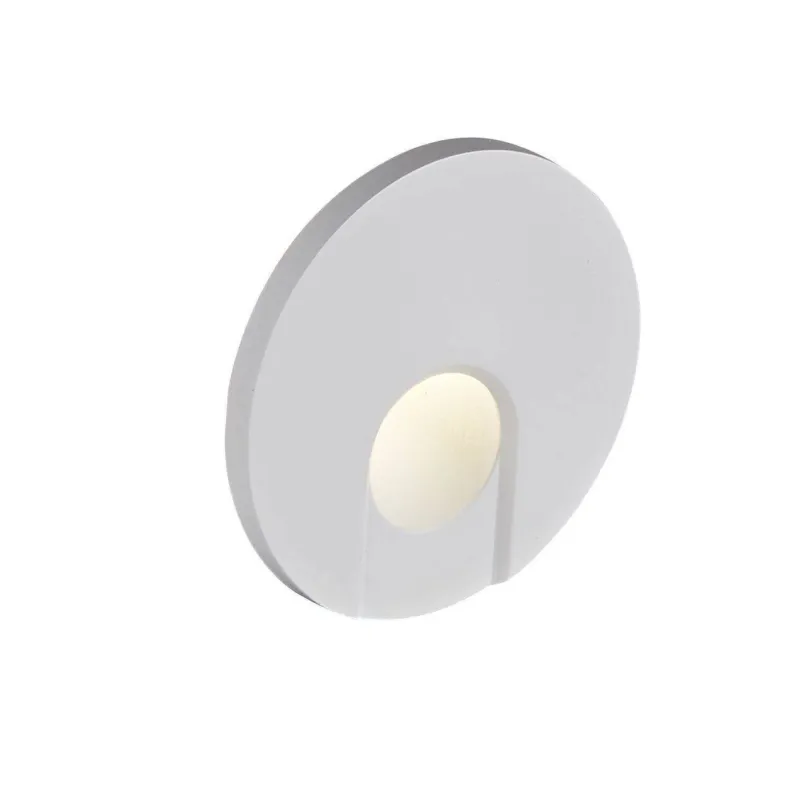 Ramka oprawy schodowej Mistic DOT R Matt White MSTC-05411900 Mistic Lighting 1W 3000K 80lm Biały mat (1) Oferta limitowana