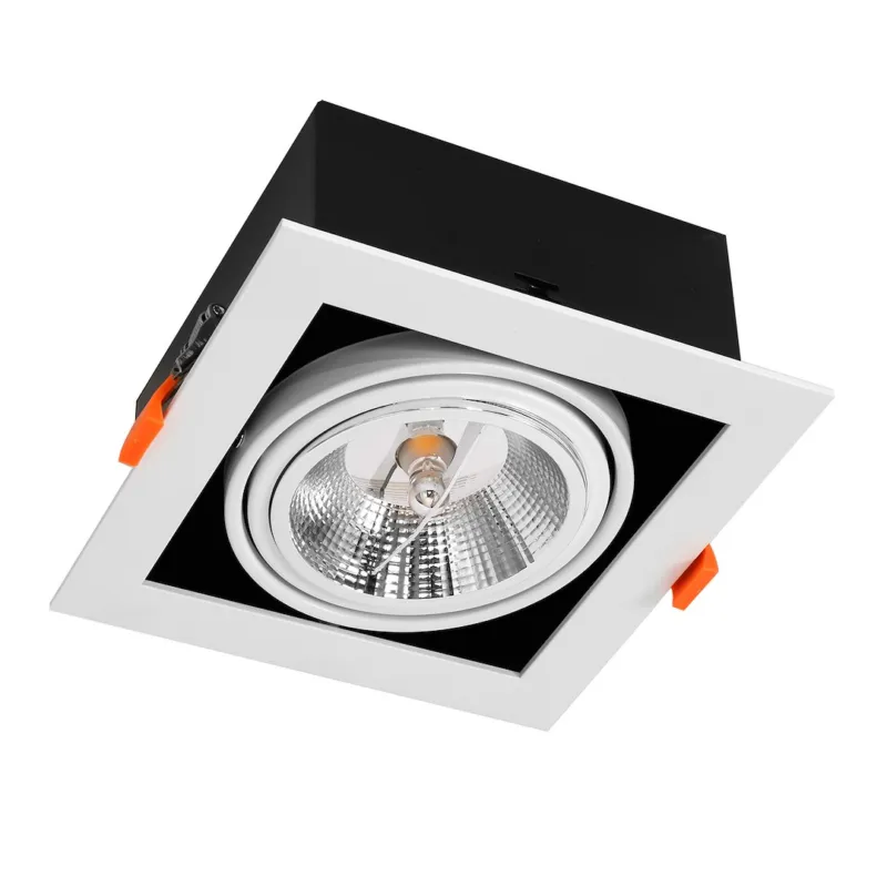 Dodaj do koszyka Oprawa podtynkowa PLAZA ML4739 Milagro 1xAR111 GU10 Metal Biały