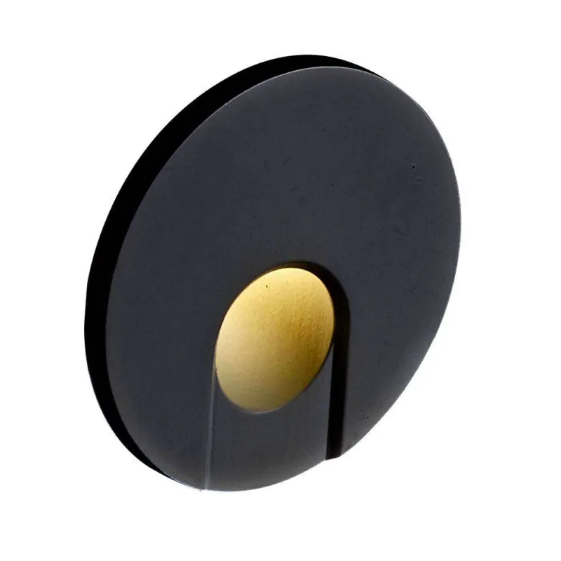 Hit cenowy Oprawa schodowa moduł LED + ramka Mistic DOT R MSTC-05411906+MSTC-05118010 Mistic Lighting czarny mat
