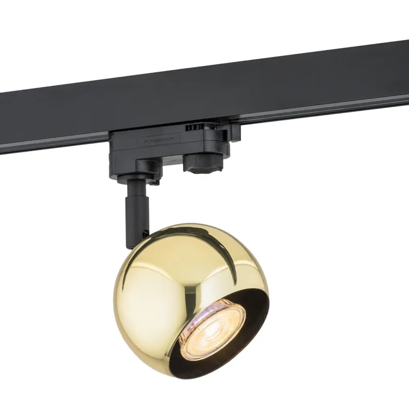 Ekspresowa dostawa Lampa sufitowa Reflektor Muri 4378 Argon 1xGU10 5W Stal Mosiądzowana/ Tworzywo Sztuczne, Mosiądz/ Czarny