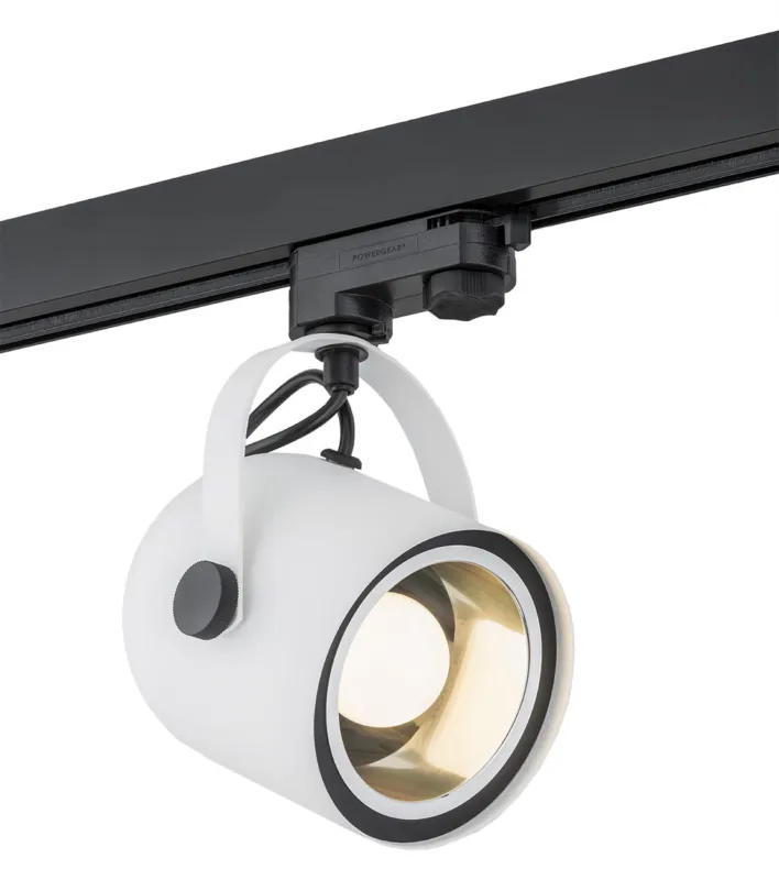 Łatwy zwrot Lampa sufitowa Reflektor Net 4309 Argon 1xE27 15W Stal Lakierowana/ Tworzywo Sztuczne, Biały/Czarny
