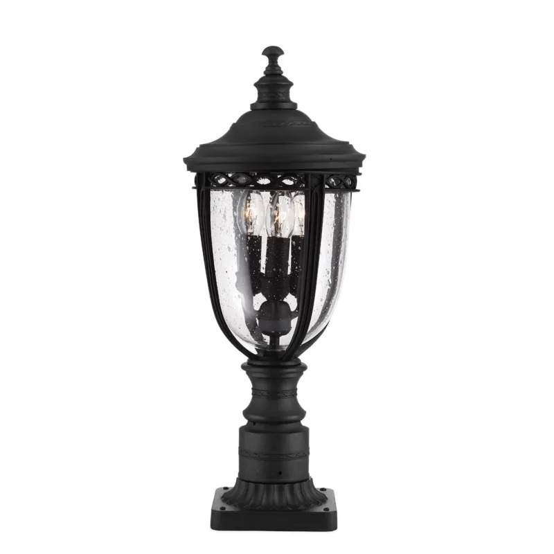 Latarnia ogrodowa Elstead Lighting English Bridle FE-EB3-M-BLK IP44 3xE14 Stal Czarny Rabat