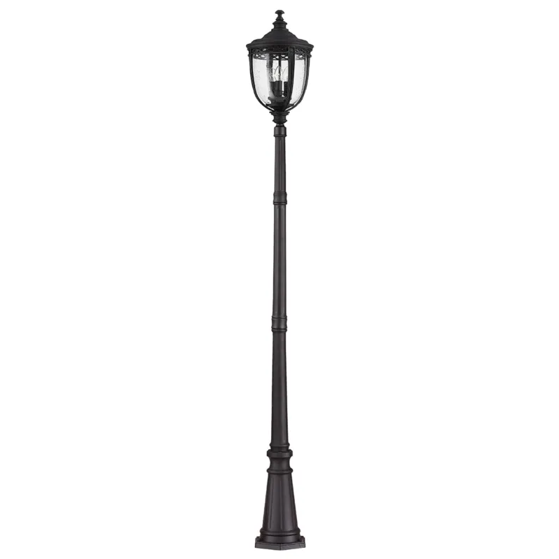 Hit sprzedaży Latarnia ogrodowa Elstead Lighting English Bridle FE-EB5-L-BLK IP44 3xE14 Stal Czarny