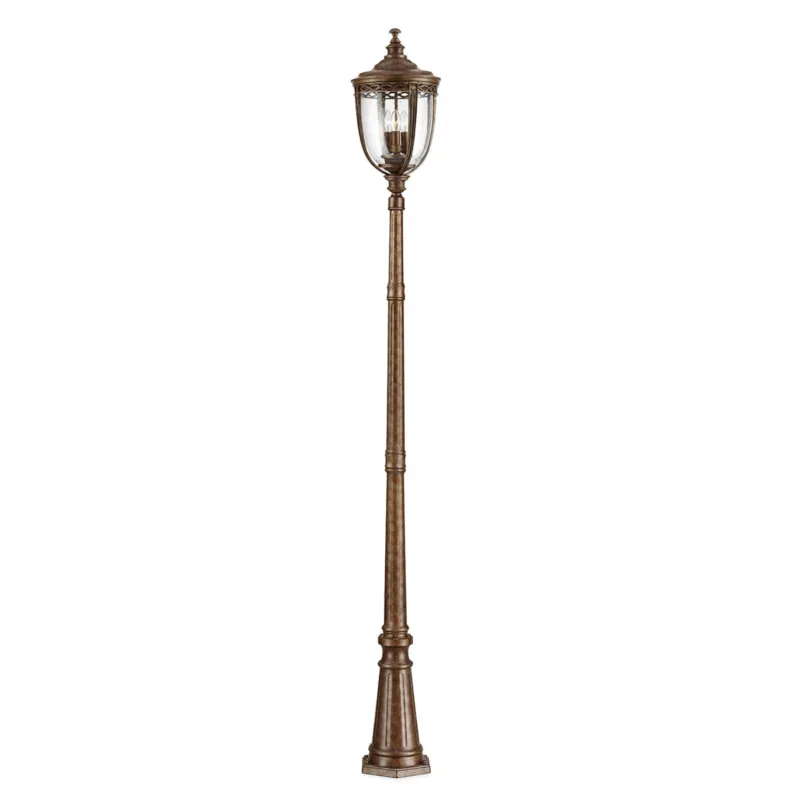 Latarnia ogrodowa Elstead Lighting English Bridle FE-EB5-L-BRB IP44 3xE14 Stal Brązowy Taniej