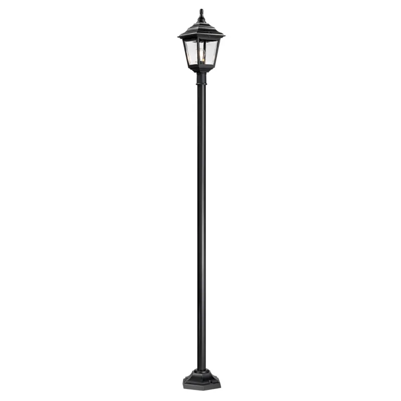 Zamów teraz Latarnia ogrodowa Elstead Lighting Kerry KERRY-POST IP44 1xE27 Tworzywo Czarny