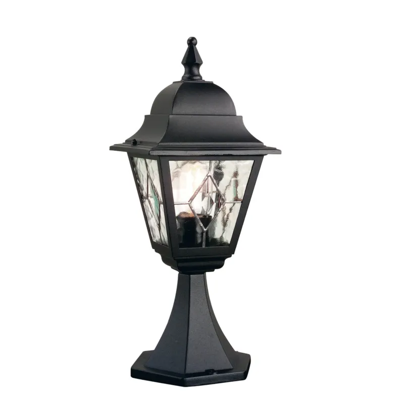 Wyprzedaż Latarnia ogrodowa Elstead Lighting Norfolk NR3-BLK IP43 1xE27 Aluminium Czarny