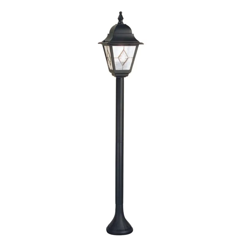 Cena promocyjna Latarnia ogrodowa Elstead Lighting Norfolk NR4-BLK IP43 1xE27 Aluminium Czarny