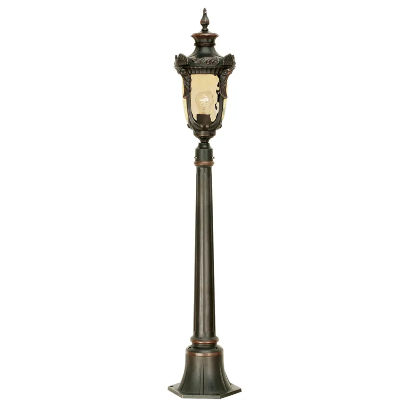 Super okazja Latarnia ogrodowa Elstead Lighting Philadelphia PH4-M-OB IP44 1xE27 Metal Brązowy